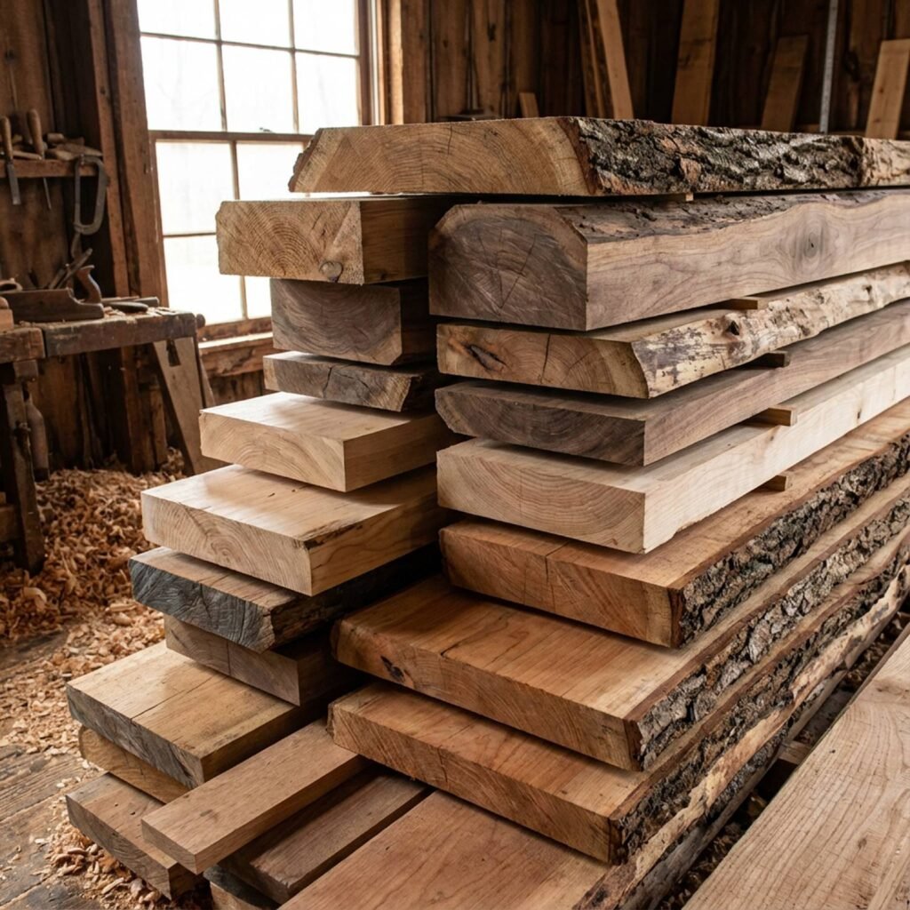 סוגי עצים שונים